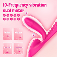 Personal Massager Dual Motor 20 Modes Remote Control Silicone Waterproof for Women