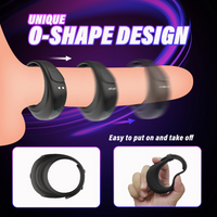 Vibrating Ring 10 Modes Adjustable Watch Band Silicone IPX7 Rechargeable