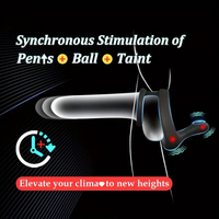 Vibrating Cock Ring 9 Modes Silicone Wearable Couples Massager USB Rechargeable