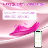 G-Spot Vibrator Wearable Dual Motors 9 Modes APP Remote Control for Women