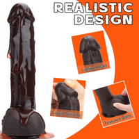 9.8" Realistic Dildo Suction Cup G Spot Thrusting Heating Vibrator Sex Toy Women