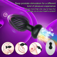 Vibrating Anal Butt Plug Dildo Prostate Massager Vibrator Sex Toys for Men Women
