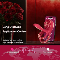 Share Couples Vibrator Panty Clitoral Vibrator Penis Ring 10 Modes Silicone