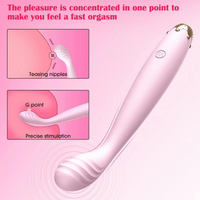 Finger Vibrator 10 Modes 30° Angled Tip IPX6 USB Rechargeable for Women