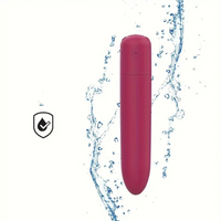 Bullet Vibrator 10 Modes Clit G-Spot Dildo IPX6 USB Rechargeabl