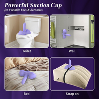 Personal Massager 3 Motors 20 Modes Heating Remote Suction Cup for Women