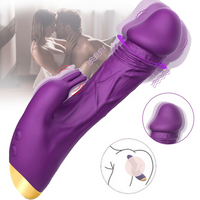 Share Rabbit Vibrator Dildo G-Spot Clitoral Massager 7Modes Silicone IPX6 Rechargeable