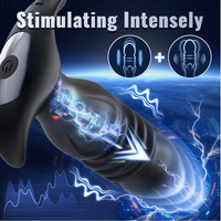 nal Plug Prostate Massager 9 Thrusting 9 Vibration APP Control Silicone