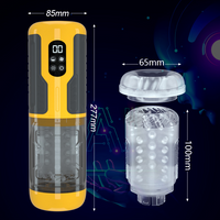 Male Masturbaters Automatic HandsFree Telescopic Sucking Cup Stroker Men Sex Toy