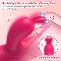 Rabbit Vibrator 3 Thrusting Modes 10 Vibration Patterns G Spot Massager