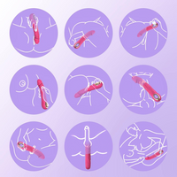 Vibrating Dildo 10 Modes Realistic Silicone G Spot Massager Waterproof