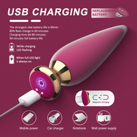 Anal Plug Vibrator 10 Modes Remote Control IPX7 Silicone Rechargeable
