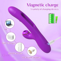 Rabbit Vibrator 14 Modes Patting & Vibration G Spot Clitoral Stimulator forWomen