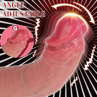 Thrusting Dildo Vibrator 9 Thrusting 9 Vibration Remote Suction Cup Base