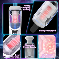 Male Masturbator 360° Air Cushion 6 Sound Modes Detachable Sleeve for Men