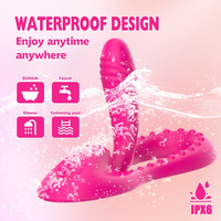 Personal Massager Dual Motor 20 Modes Remote Control Silicone Waterproof for Women