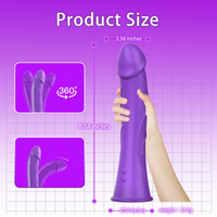 G Spot Dildo Vibrator 4 Modes Silicone Massager USB Rechargeable Ergonomic