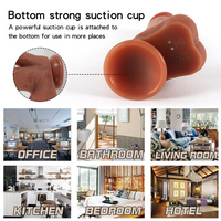 Dildo Vibrator Thrusting Rotating Heating 10 Modes Suction Cup for Women
