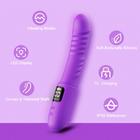 Thrusting Plug Massager Dual Motor 4 Modes 10 Vibration Silicone Rechargeable