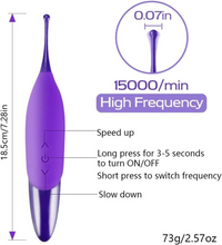Personal Massager 10 Vibration Modes Silicone USB Rechargeable Waterproof