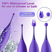 Personal Massager 10 Vibration Modes Silicone USB Rechargeable Waterproof