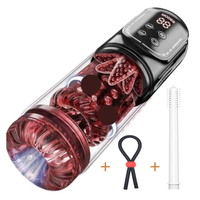 Male Masturbaters Automatic HandsFree Thrusting Cup Rotating Stroker Men Sex Toy