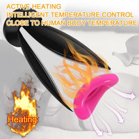 Automatic Male Masturbator Heating Vibrator 12 Modes USB Rechargeable