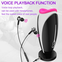 Automatic Male Masturbator Heating Vibrator 12 Modes USB Rechargeable