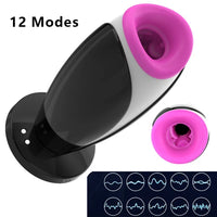 Automatic Male Masturbator Heating Vibrator 12 Modes USB Rechargeable