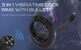 Adjustable Prostate Massager Penis Vibrator Cock Ring