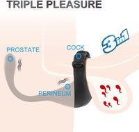 Adjustable Prostate Massager Penis Vibrator Cock Ring