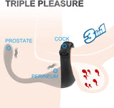 Adjustable Prostate Massager Penis Vibrator Cock Ring