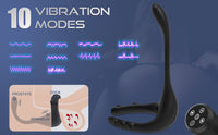 Adjustable Prostate Massager Penis Vibrator Cock Ring