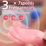 Tongue  Clit Licking Vibrator G-Spot Heating Dildo Massager Sex Toys for Women