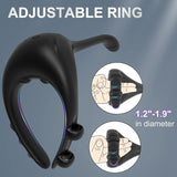 Adjustable Prostate Massager Penis Vibrator Cock Ring